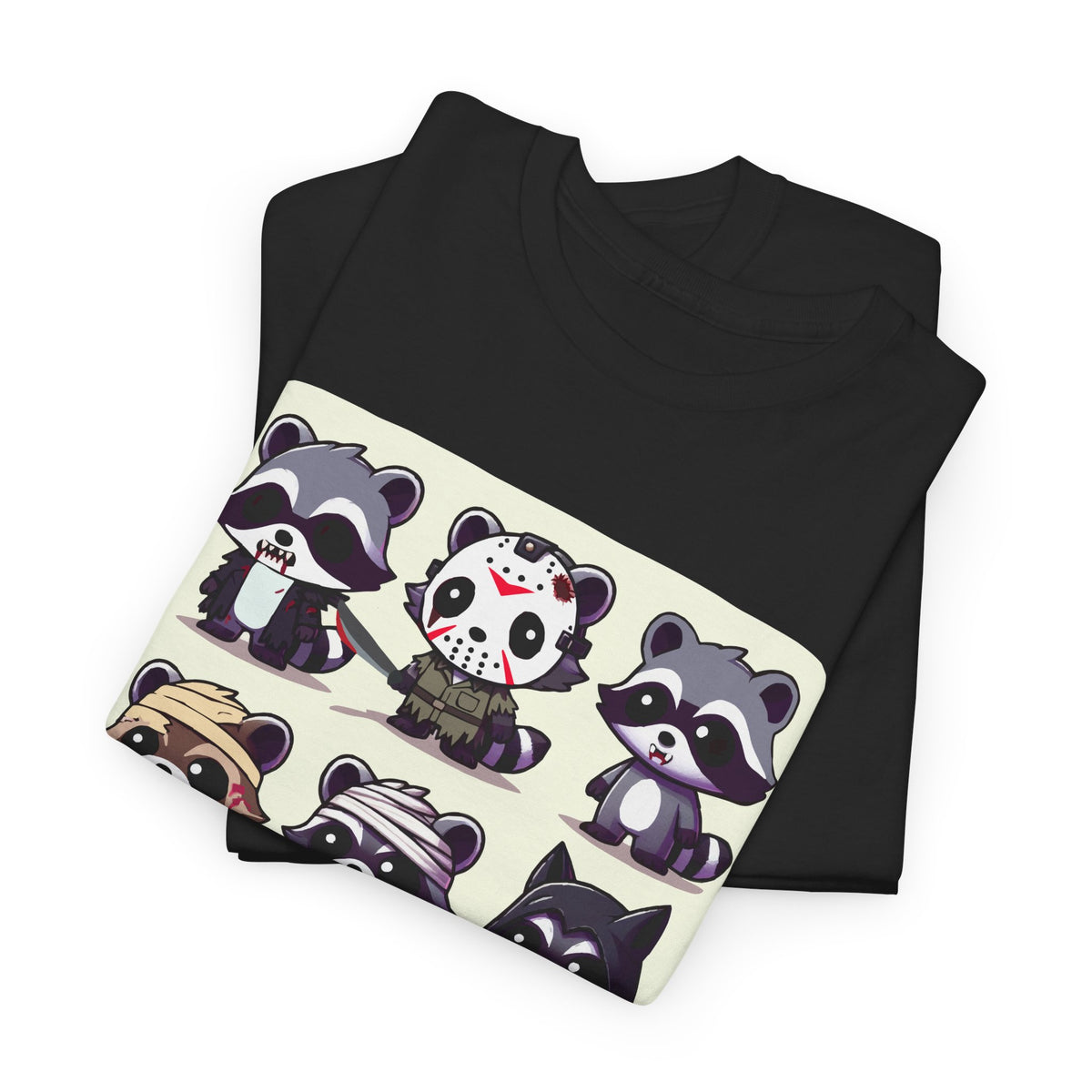 Halloween Raccoon Squad Goals T-Shirt - Cute, Spooky, Fun