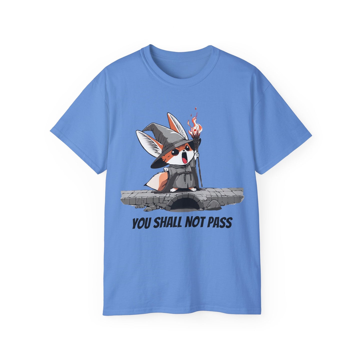Whimsical Fox Wizard Tee: Cozy Gift for Animal Lovers, Cute T-shirt for Kids and Adults, Fantasy Merch, Gift for Halloween