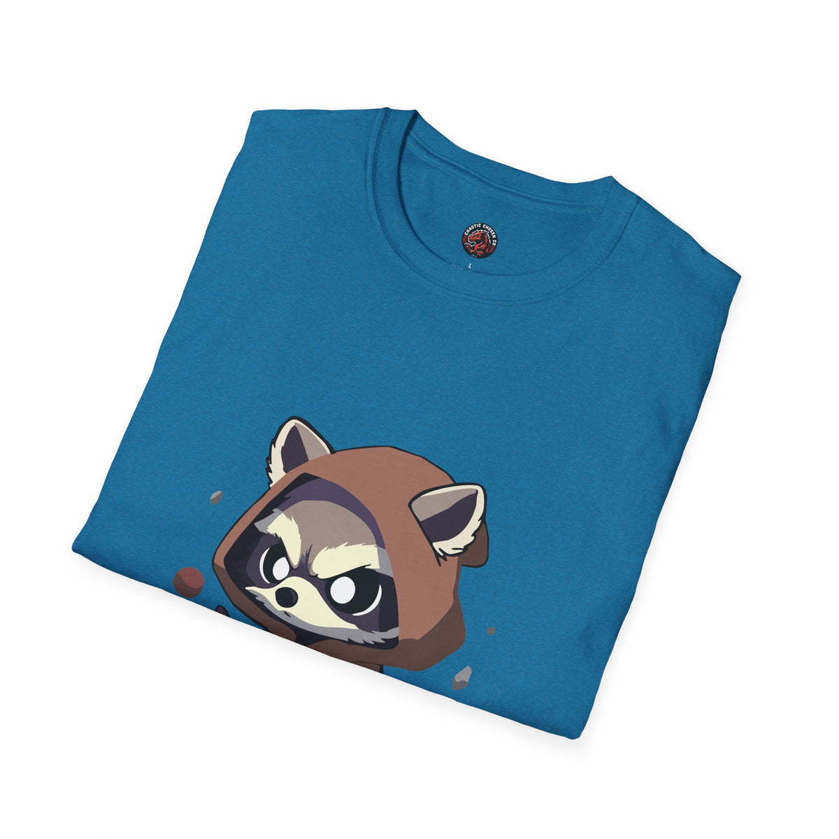 Cute Raccoon Space Wizard Unisex Softstyle T-Shirt - Perfect for Animal and Star Wars Fans