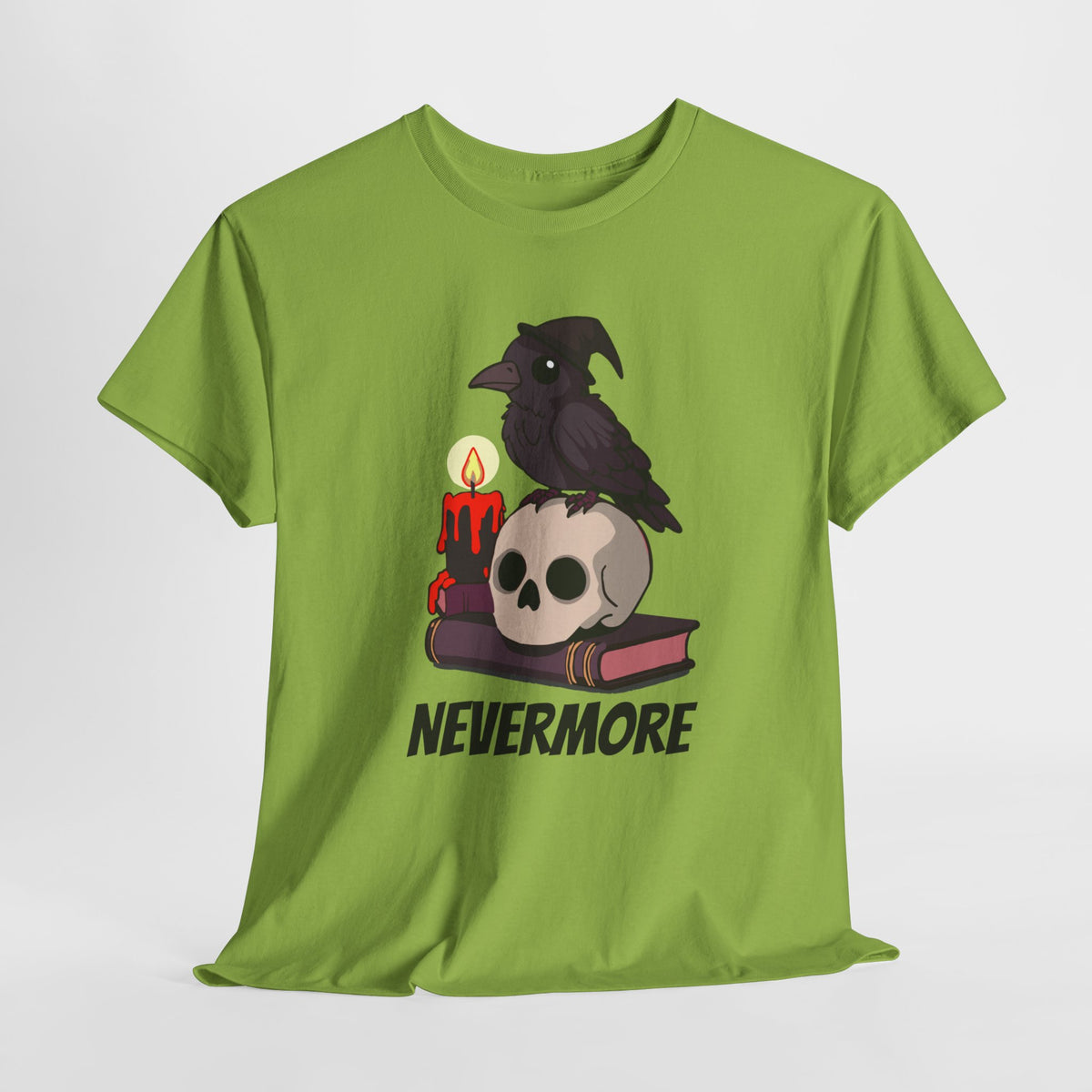 Nevermore Raven T-Shirt - Gothic, Spooky, Edgar Allan Poe
