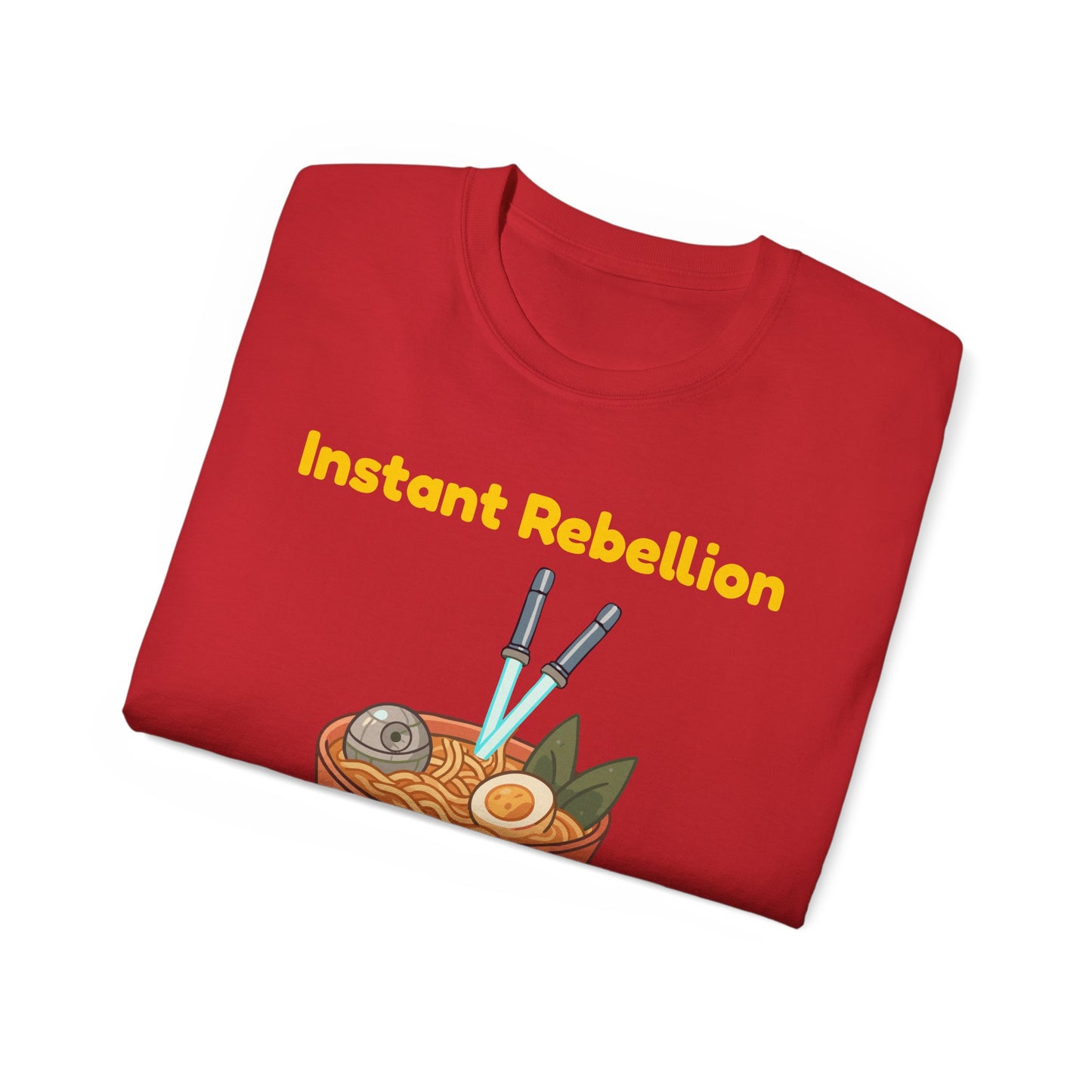 Funny Instant Ramen Unisex Ultra Cotton Tee – Perfect for Food Jedi!