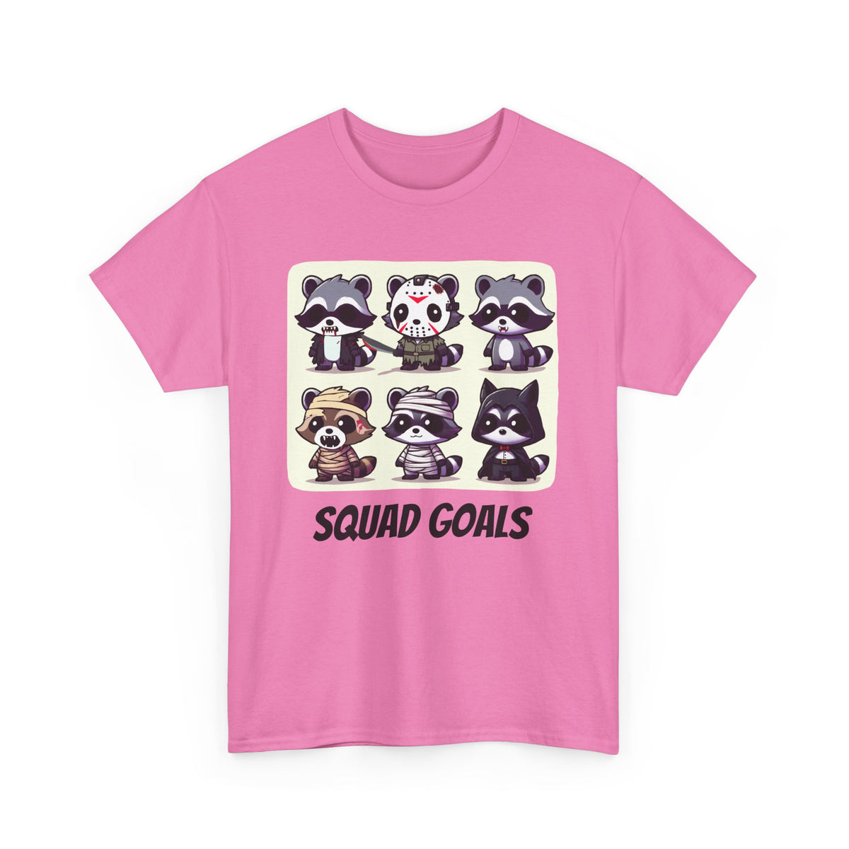 Halloween Raccoon Squad Goals T-Shirt - Cute, Spooky, Fun