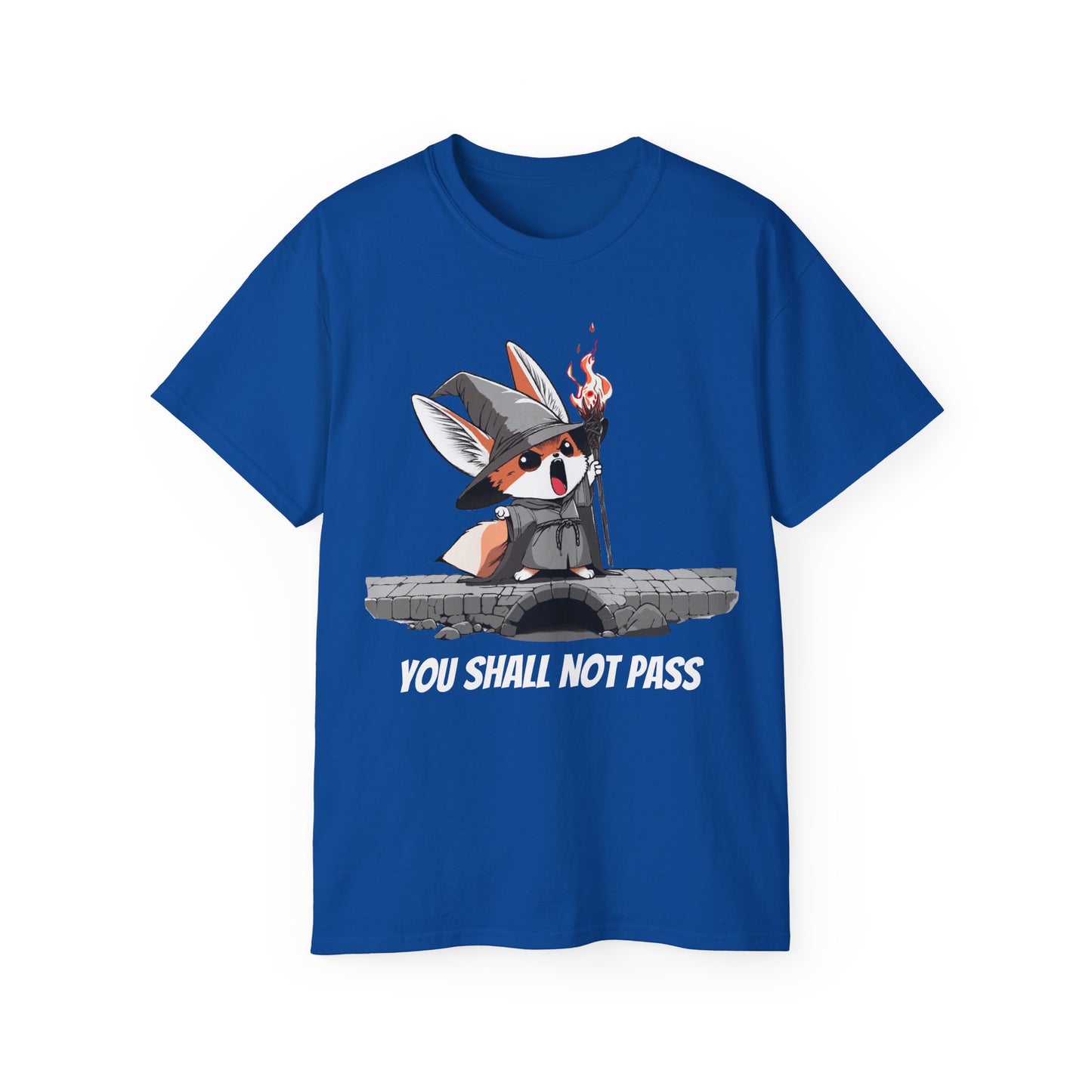 Whimsical Fox Wizard Tee: Cozy Gift for Animal Lovers, Cute T-shirt for Kids and Adults, Fantasy Merch, Gift for Halloween