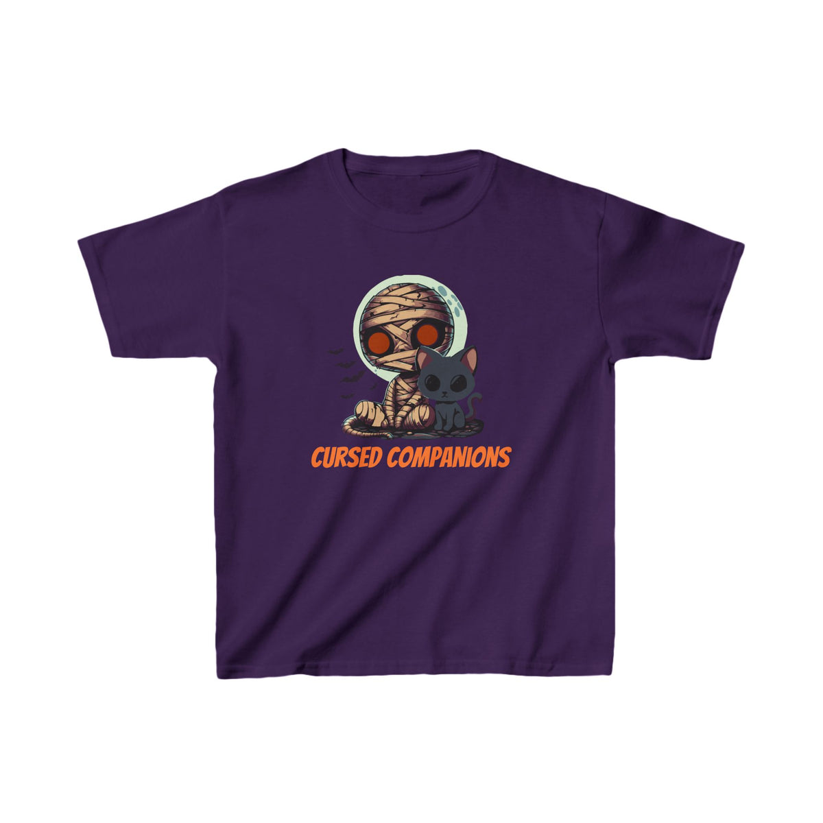 Spooky Cute Mummy Kids Shirt - "Cursed Companions"