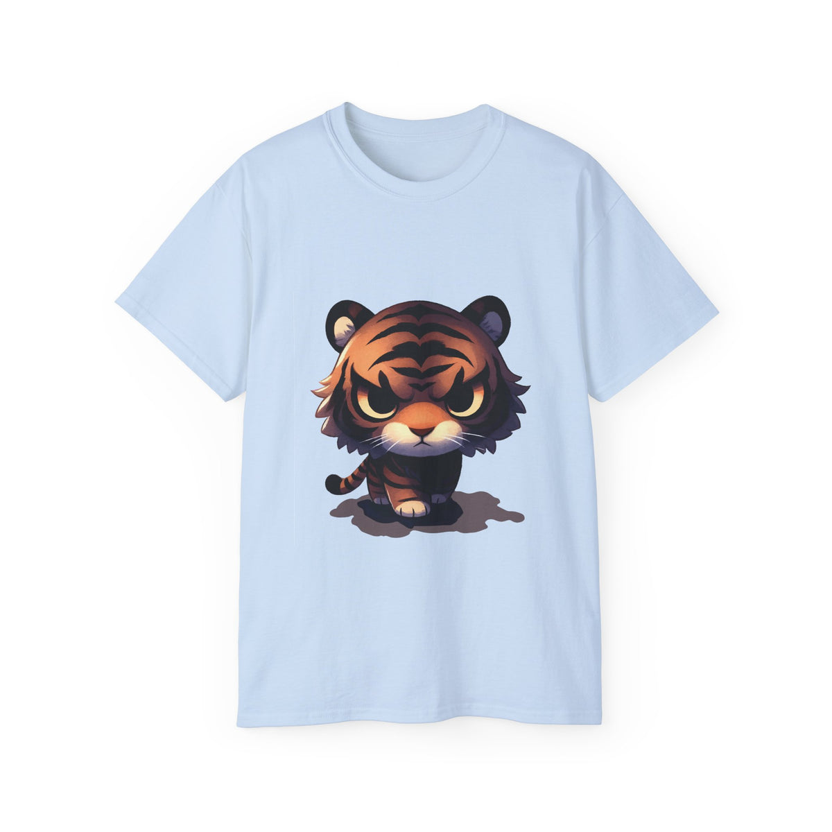Shadowy Tiger Graphic Unisex Ultra Cotton Tee - Perfect for Animal Lovers