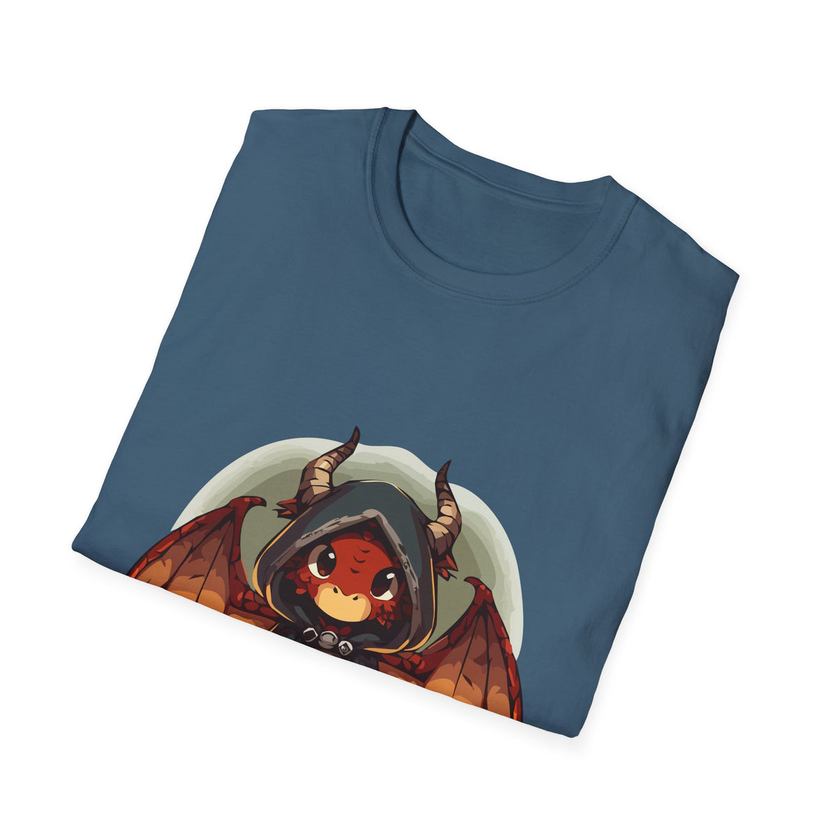 Hooded Dragon Demon Unisex Softstyle T-Shirt