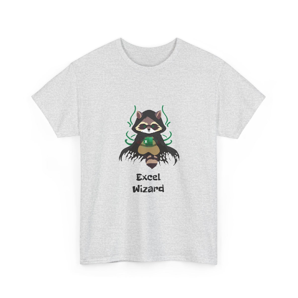 Excel Wizard Raccoon T-Shirt - Unleash Your Inner Spreadsheet Master!