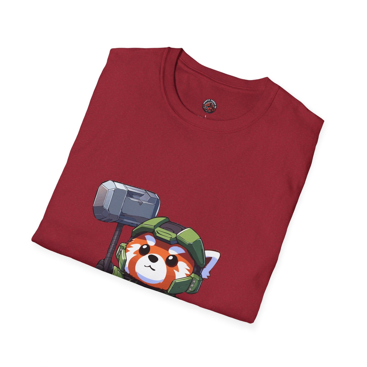 Spartan Red Panda Unisex Softstyle T-Shirt