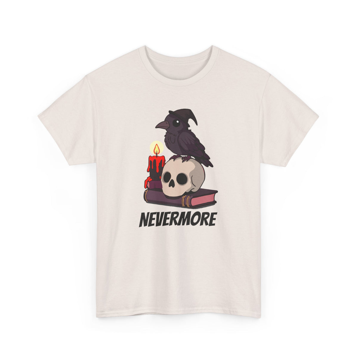 Nevermore Raven T-Shirt - Gothic, Spooky, Edgar Allan Poe