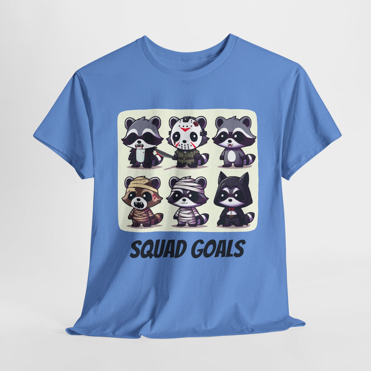 Halloween Raccoon Squad Goals T-Shirt - Cute, Spooky, Fun