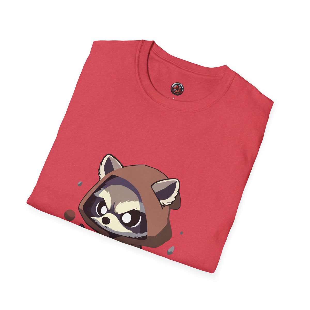 Cute Raccoon Space Wizard Unisex Softstyle T-Shirt - Perfect for Animal and Star Wars Fans