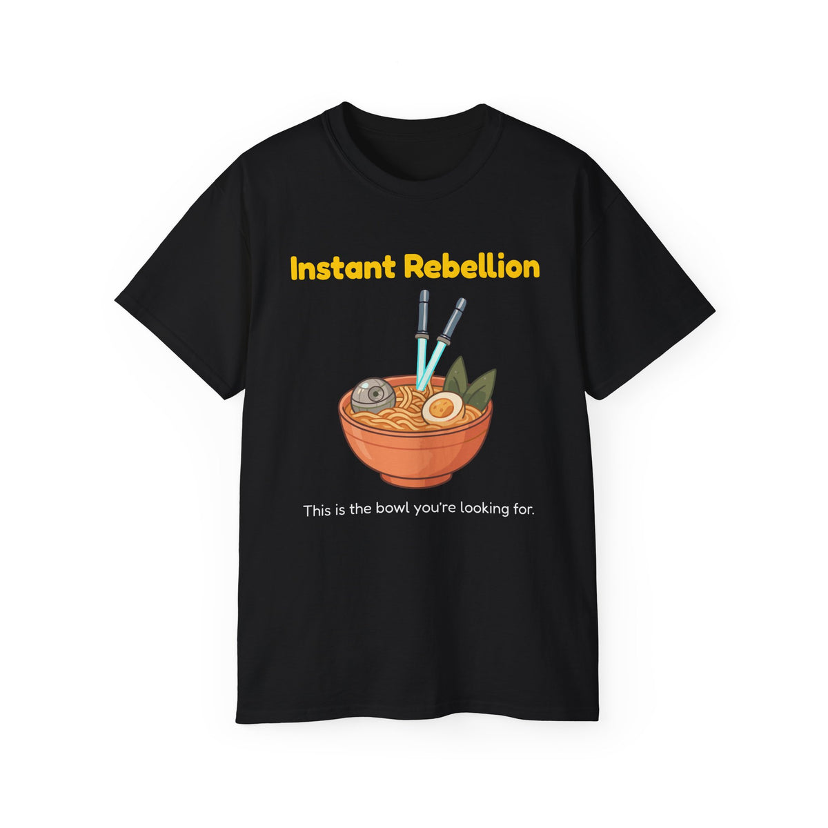 Funny Instant Ramen Unisex Ultra Cotton Tee – Perfect for Food Jedi!