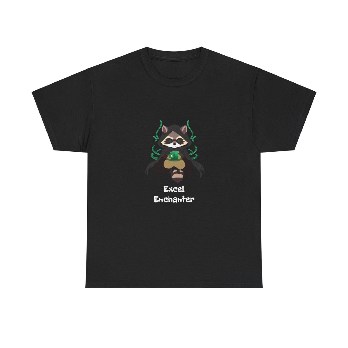 Excel Wizard Raccoon T-Shirt - Unleash Your Inner Spreadsheet Master!
