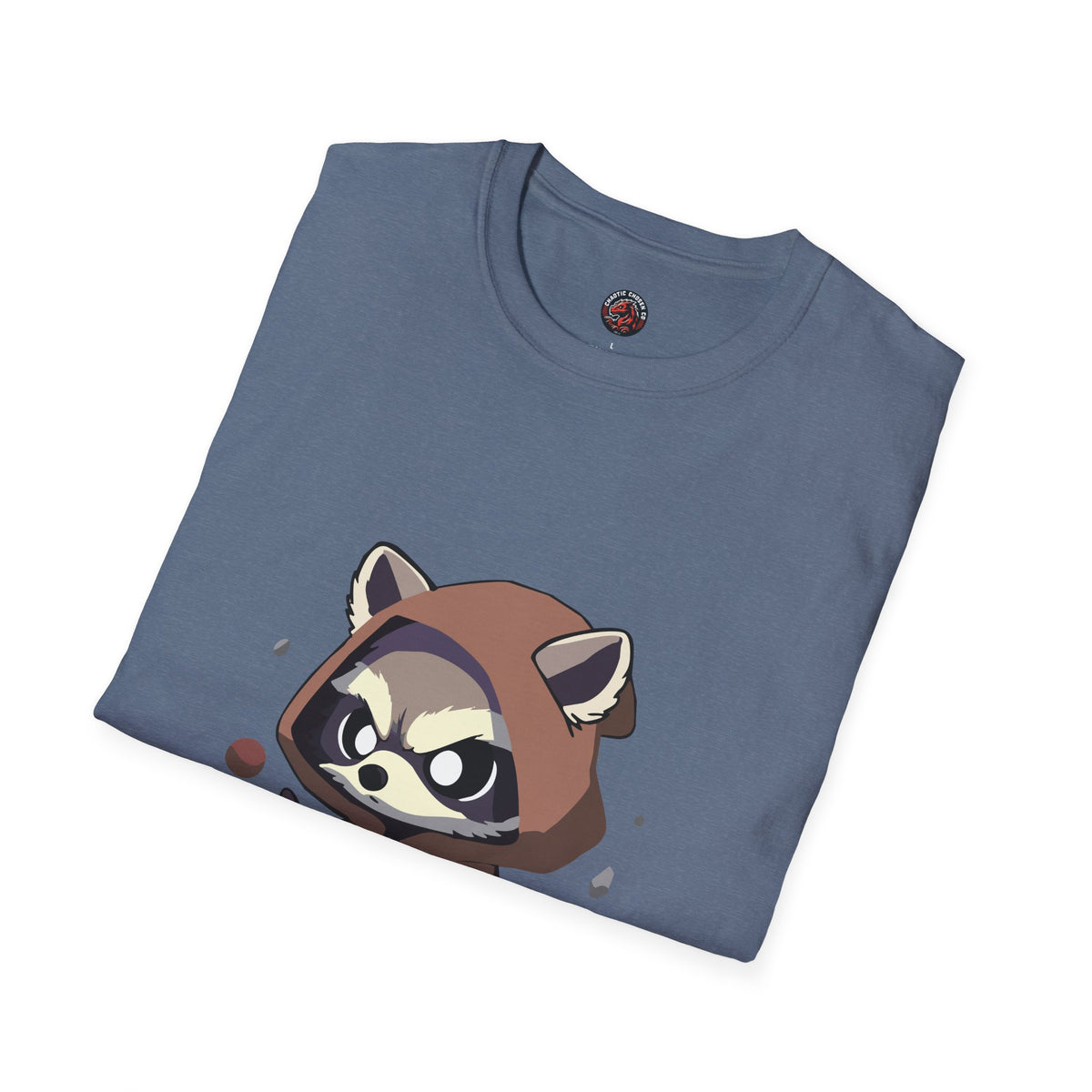 Cute Raccoon Space Wizard Unisex Softstyle T-Shirt - Perfect for Animal and Star Wars Fans