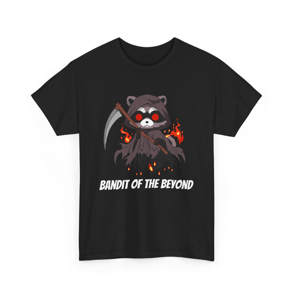 Raccoon Reaper T-Shirt - Bandit of the Beyond