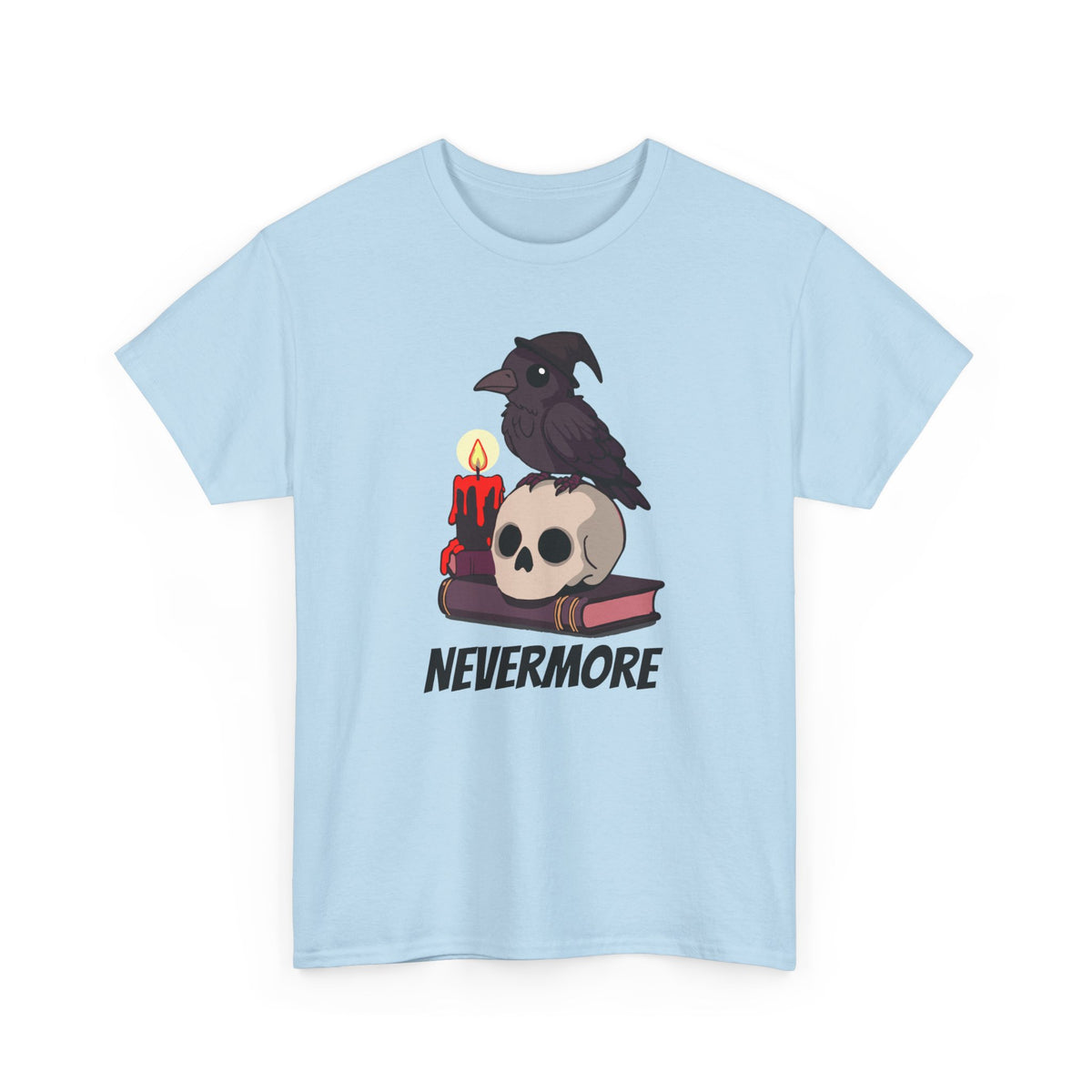 Nevermore Raven T-Shirt - Gothic, Spooky, Edgar Allan Poe