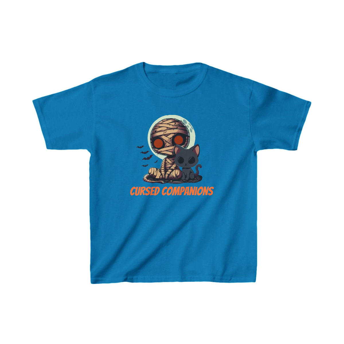 Spooky Cute Mummy Kids Shirt - "Cursed Companions"