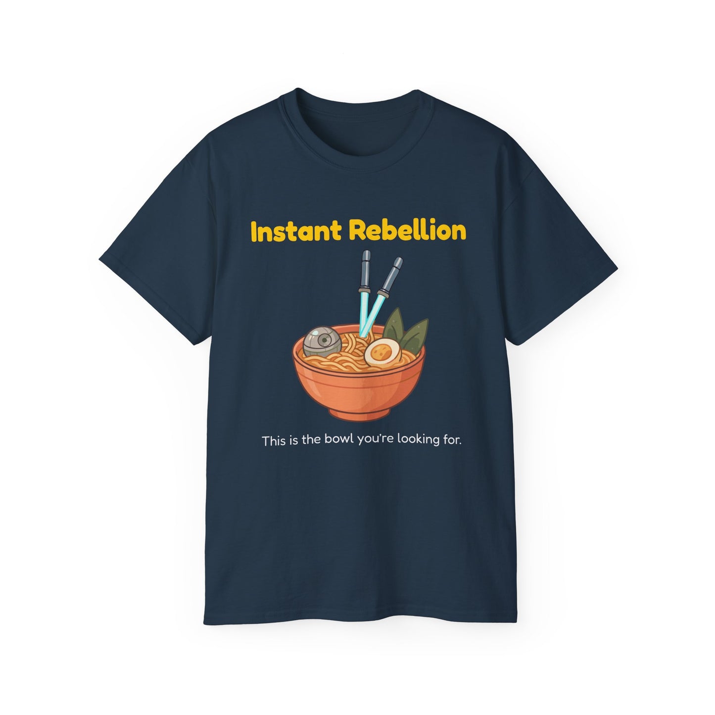 Funny Instant Ramen Unisex Ultra Cotton Tee – Perfect for Food Jedi!