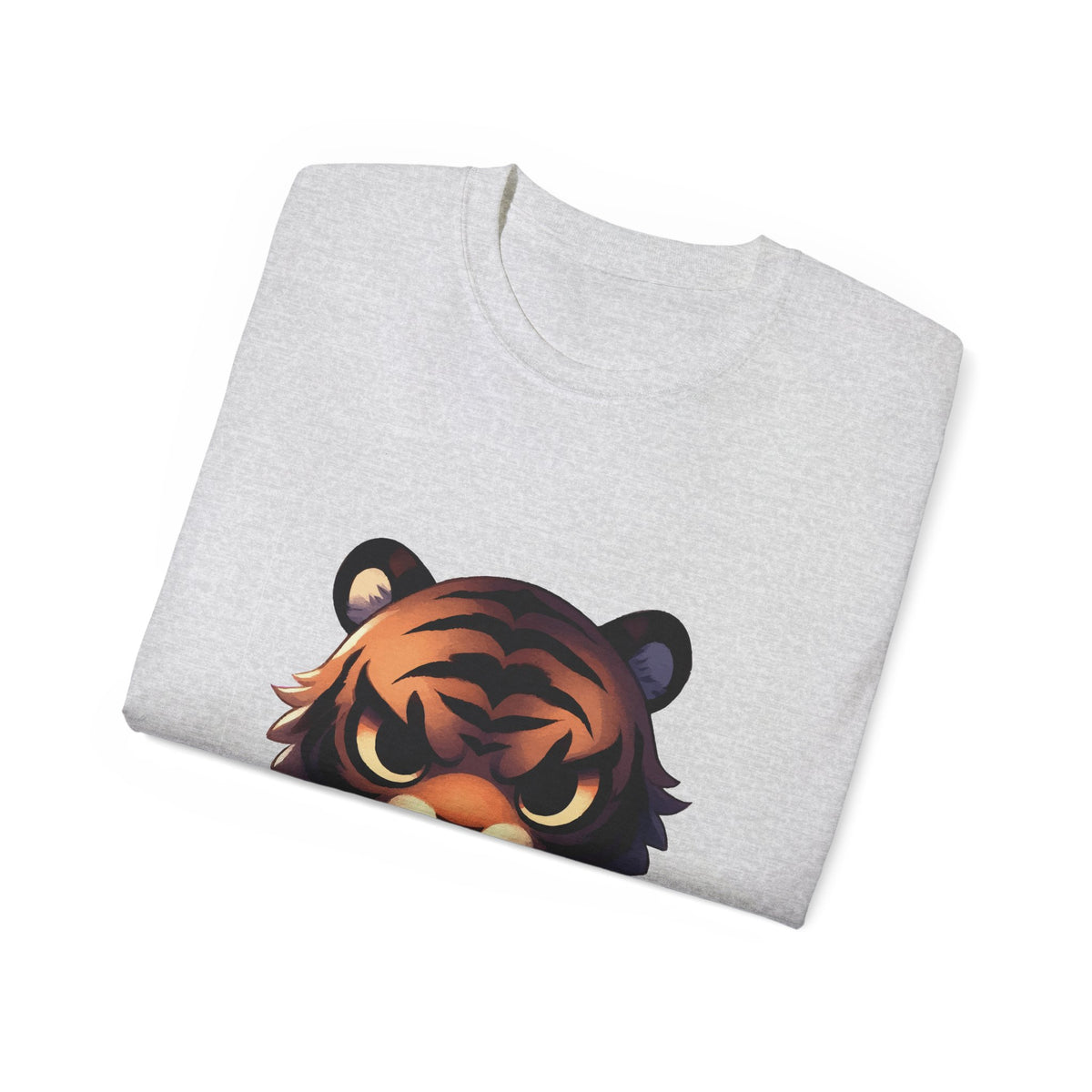 Shadowy Tiger Graphic Unisex Ultra Cotton Tee - Perfect for Animal Lovers