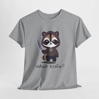 Hooded Raccoon Knife Shirt