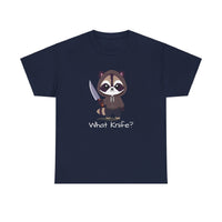 Hooded Raccoon Knife Shirt