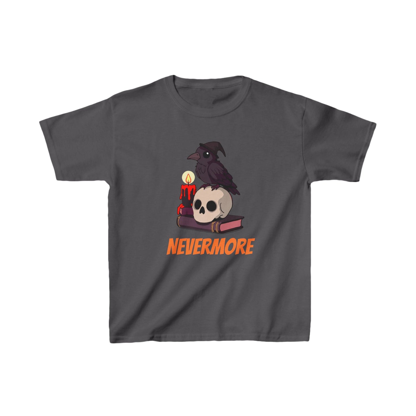 Spooky Cute Raven Kids Shirt - "Nevermore"