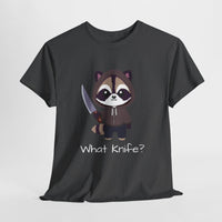 Hooded Raccoon Knife Shirt