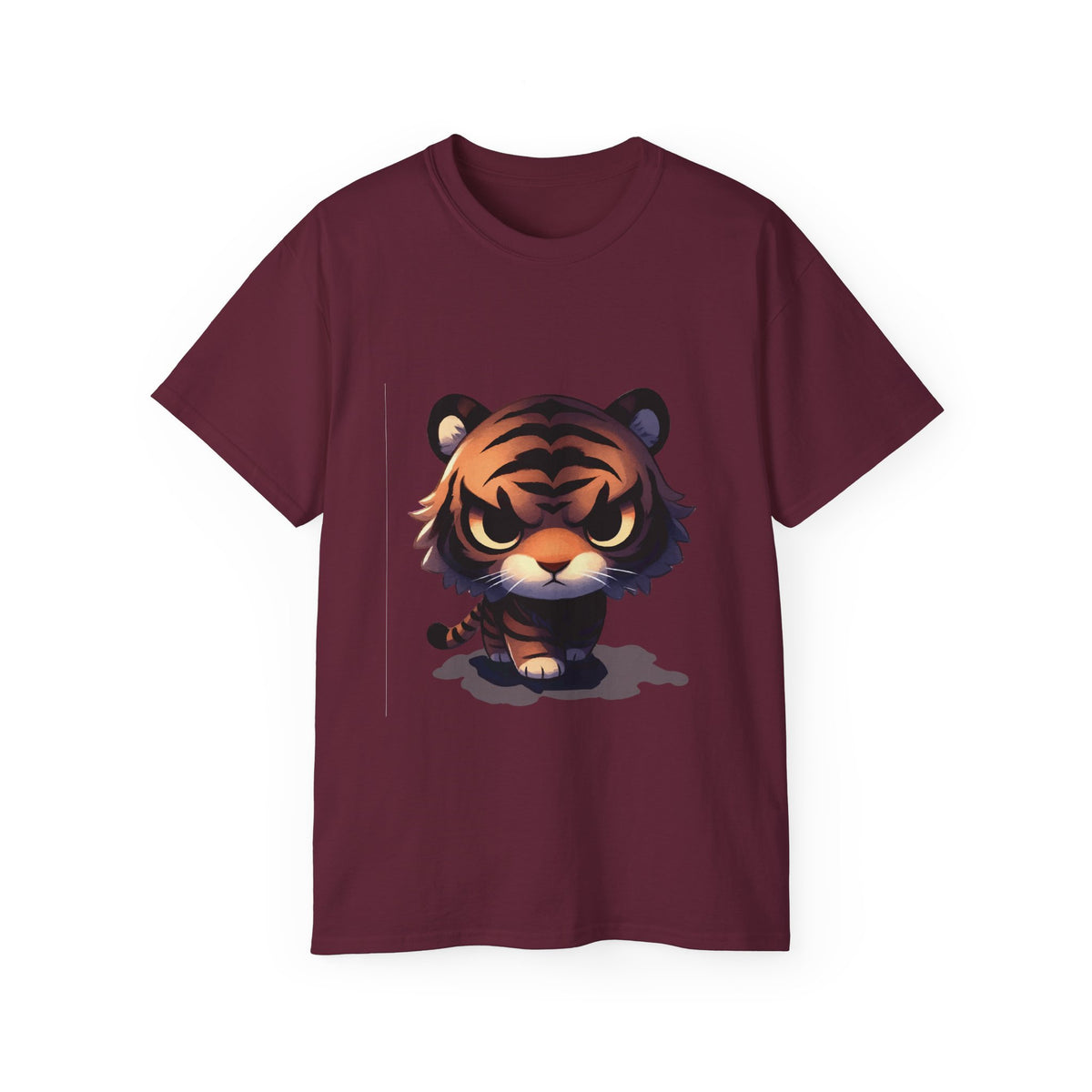 Shadowy Tiger Graphic Unisex Ultra Cotton Tee - Perfect for Animal Lovers