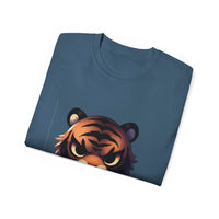Shadowy Tiger Graphic Unisex Ultra Cotton Tee - Perfect for Animal Lovers
