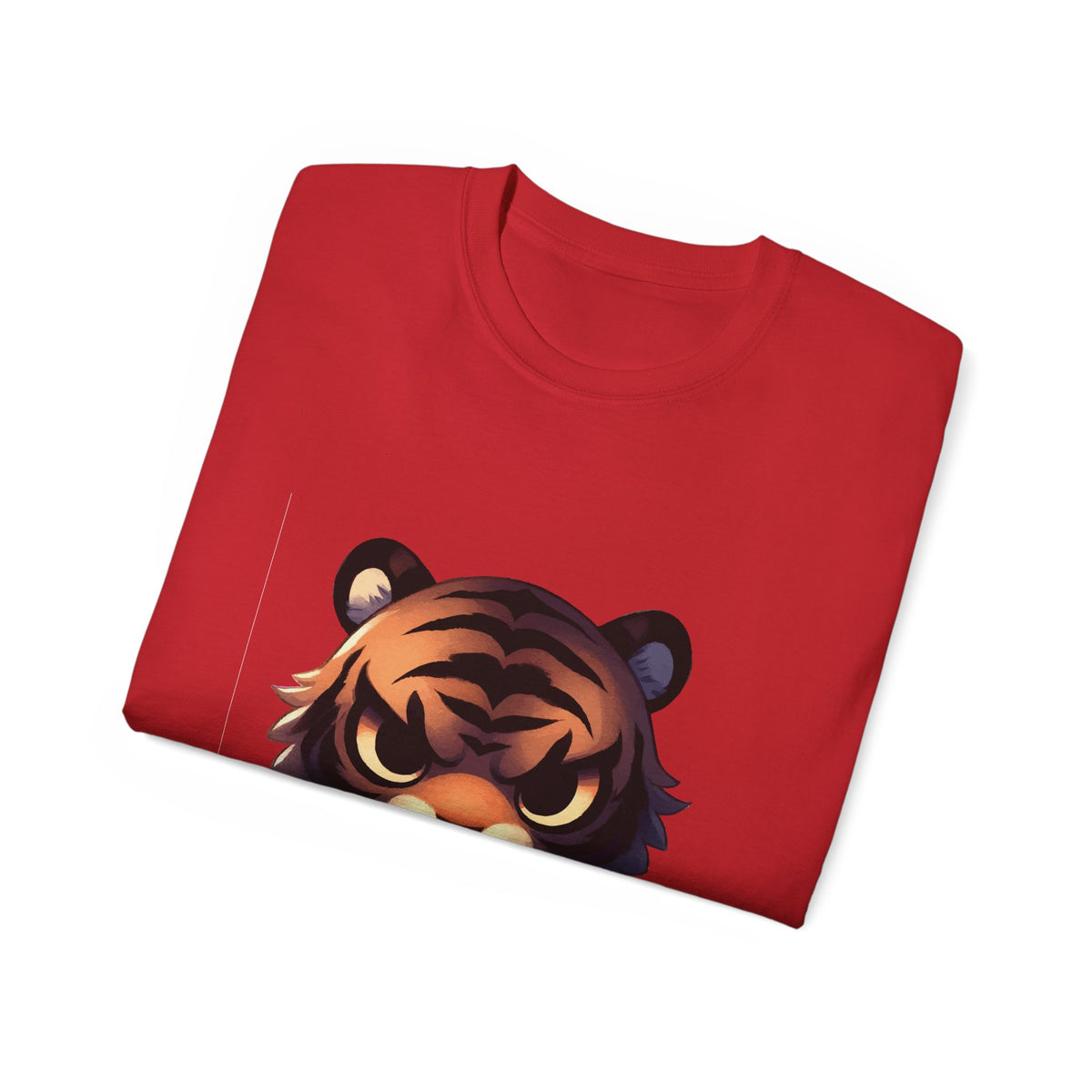 Shadowy Tiger Graphic Unisex Ultra Cotton Tee - Perfect for Animal Lovers