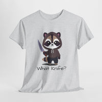 Hooded Raccoon Knife Shirt