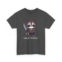 Hooded Raccoon Knife Shirt