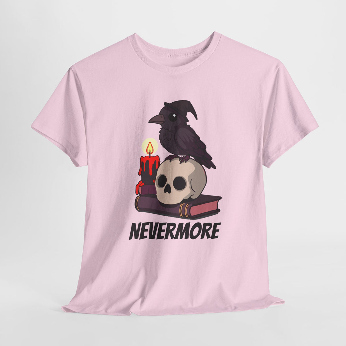 Nevermore Raven T-Shirt - Gothic, Spooky, Edgar Allan Poe