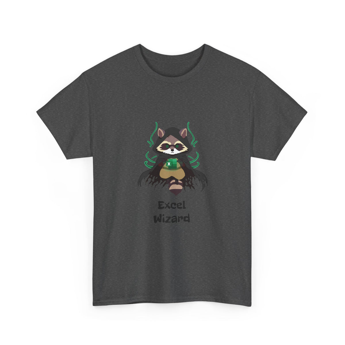 Excel Wizard Raccoon T-Shirt - Unleash Your Inner Spreadsheet Master!