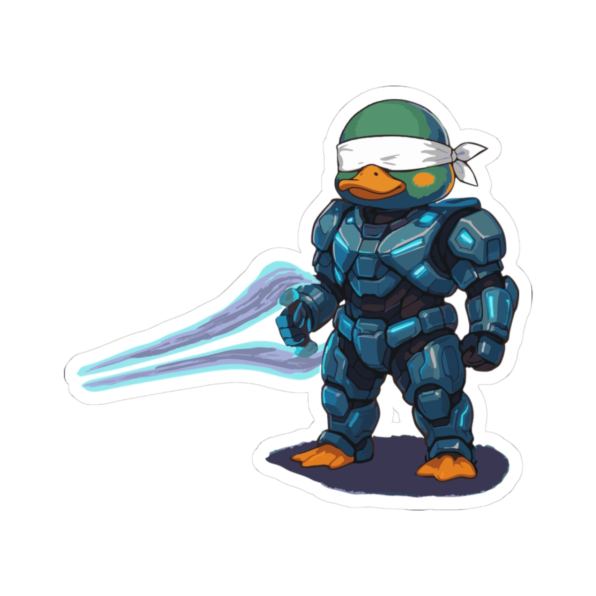 Halo Gamer Kiss-Cut Stickers, Fun Decor for Laptops, Gifts for Gamers, Video Game Art, Quirky Character Stickers