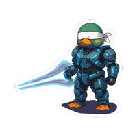 Halo Gamer Kiss-Cut Stickers, Fun Decor for Laptops, Gifts for Gamers, Video Game Art, Quirky Character Stickers