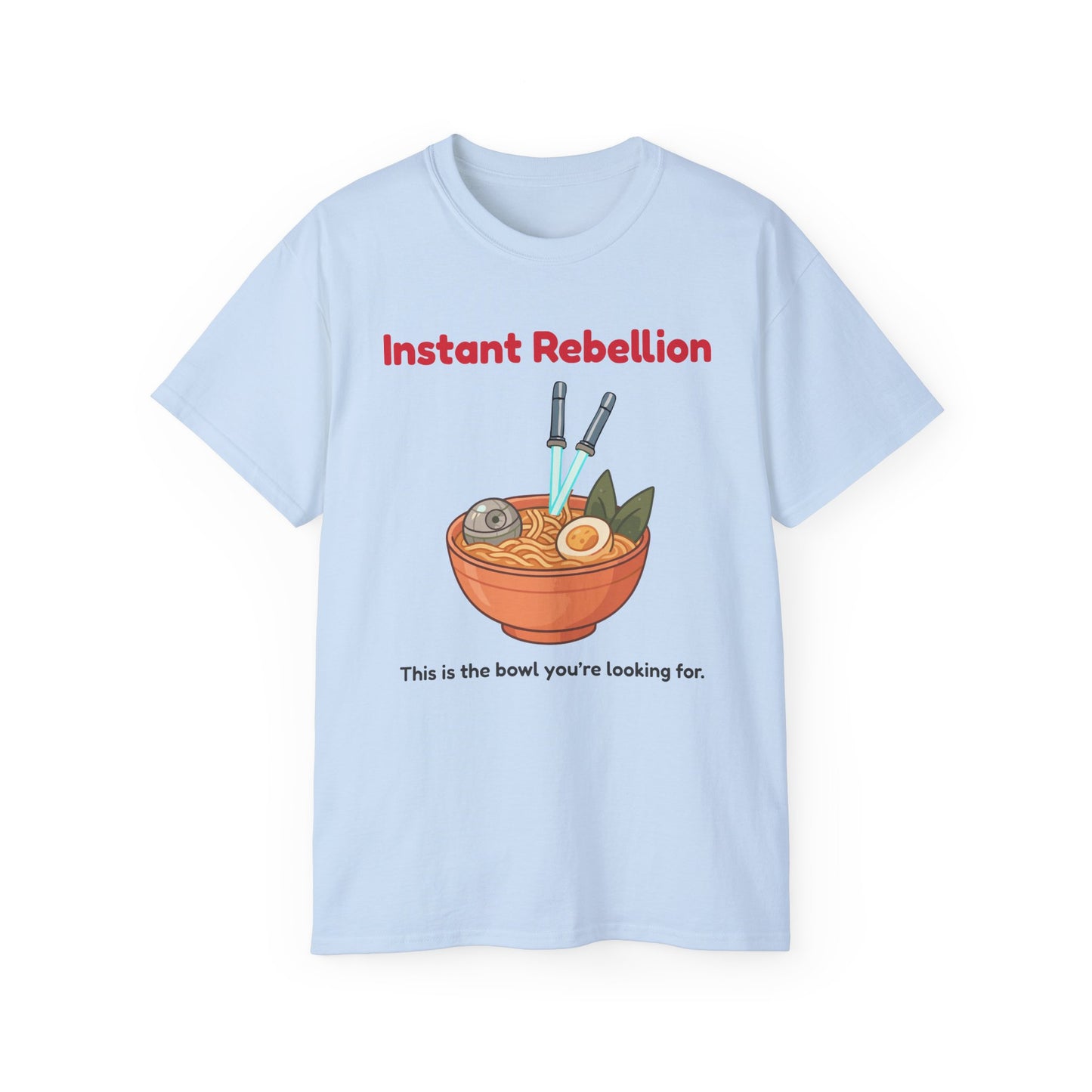 Funny Instant Ramen Unisex Ultra Cotton Tee – Perfect for Food Jedi!