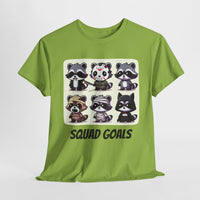 Halloween Raccoon Squad Goals T-Shirt - Cute, Spooky, Fun