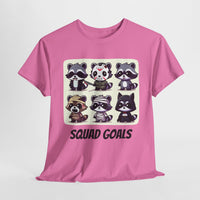 Halloween Raccoon Squad Goals T-Shirt - Cute, Spooky, Fun