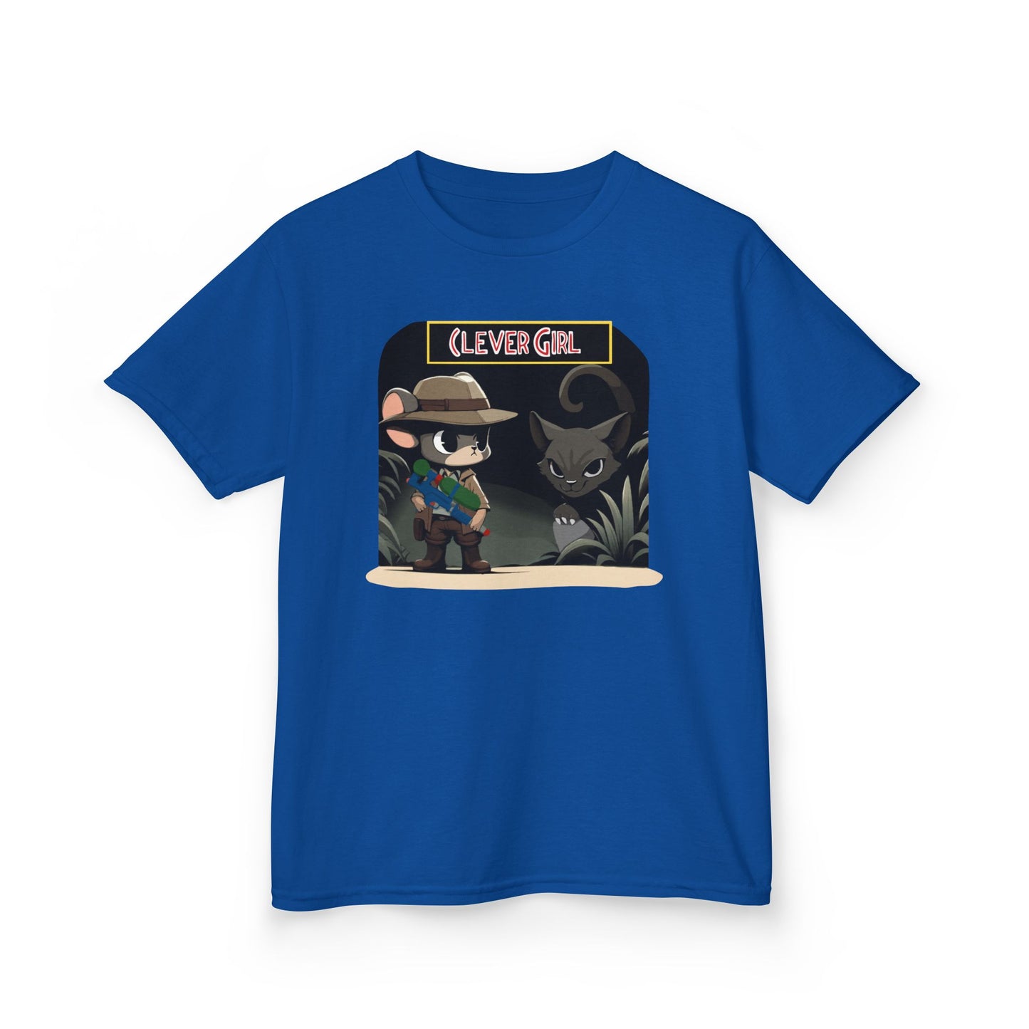 Clever Girl Kids Tee, Fun Graphic T-Shirt for Children, Adventure Shirt, Birthday Gift for Kids, Cute Animal Tee