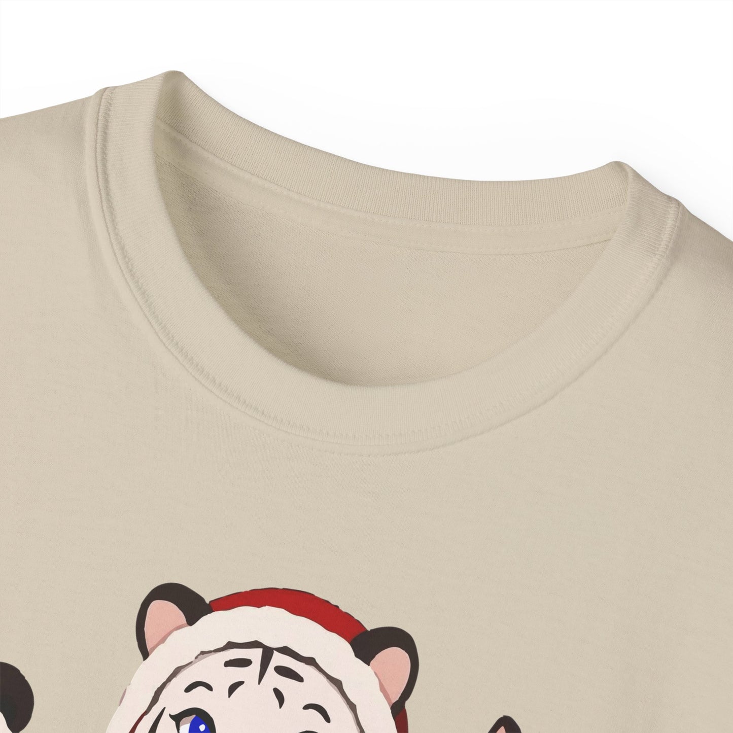 Cute Christmas Animals Tee — Santa Panda, Tiger & Fox Holiday T-Shirt