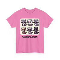 Halloween Raccoon Squad Goals T-Shirt - Cute, Spooky, Fun