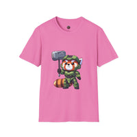 Spartan Red Panda Unisex Softstyle T-Shirt