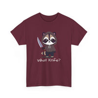 Hooded Raccoon Knife Shirt