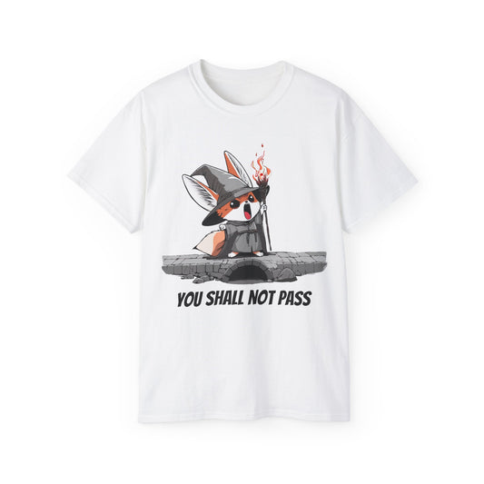 Whimsical Fox Wizard Tee: Cozy Gift for Animal Lovers, Cute T-shirt for Kids and Adults, Fantasy Merch, Gift for Halloween