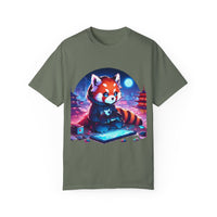 Red Panda Gamer T-Shirt - Cute & Funny Gaming Apparel