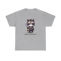 Hooded Raccoon Knife Shirt
