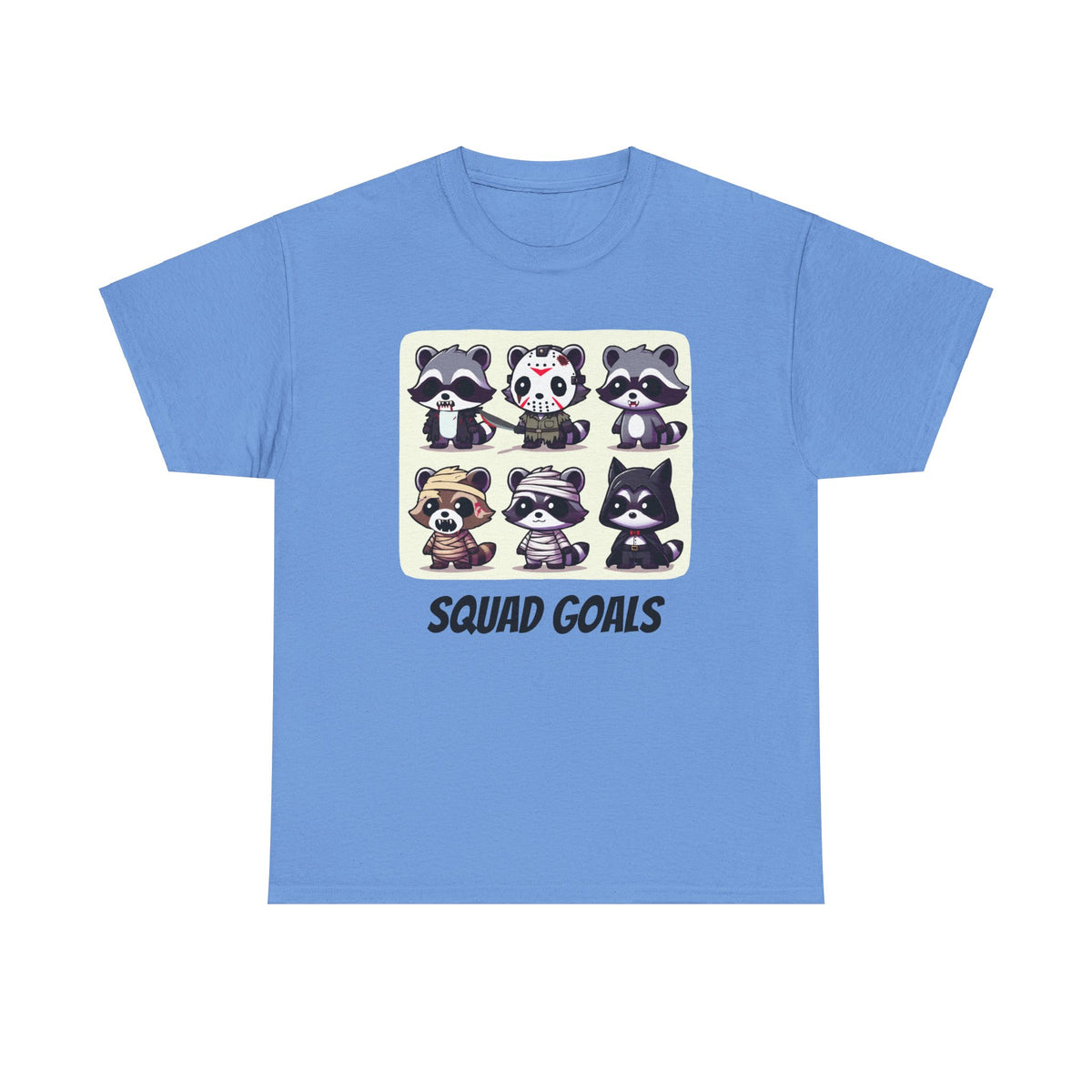 Halloween Raccoon Squad Goals T-Shirt - Cute, Spooky, Fun