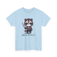 Hooded Raccoon Knife Shirt