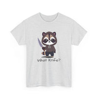 Hooded Raccoon Knife Shirt